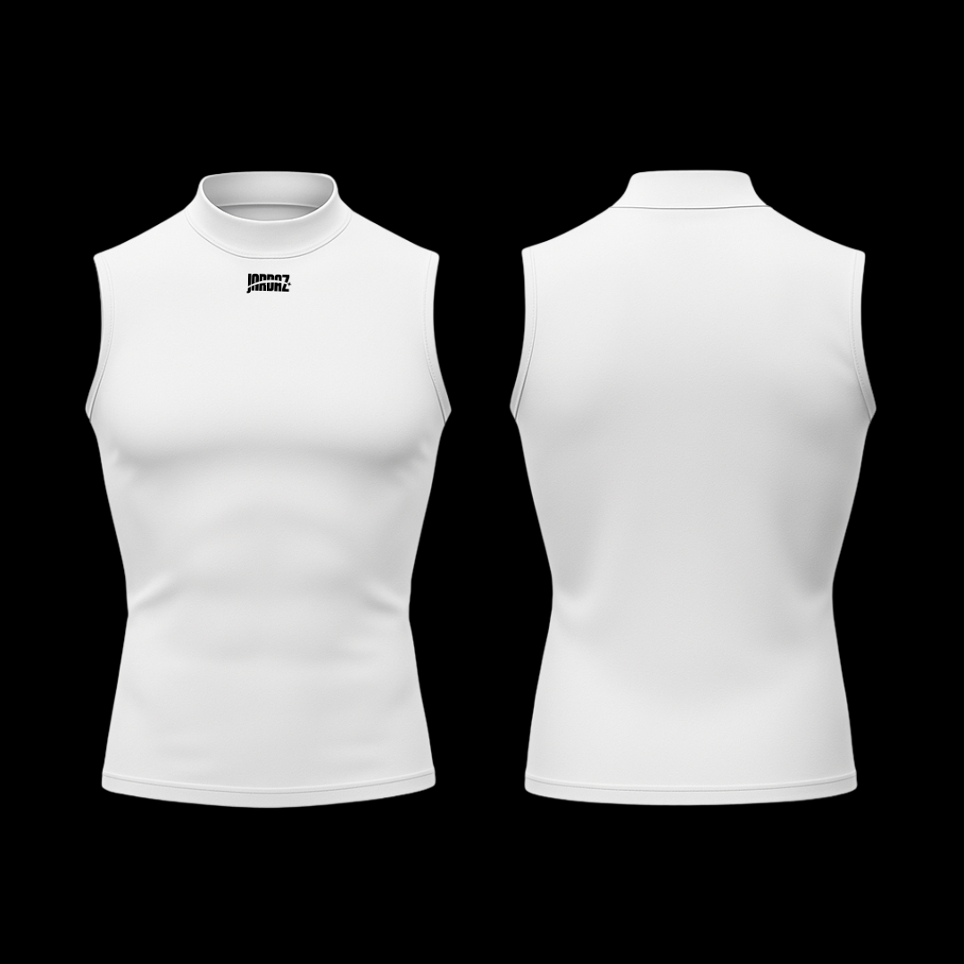 Turtleneck Sleeveless - White