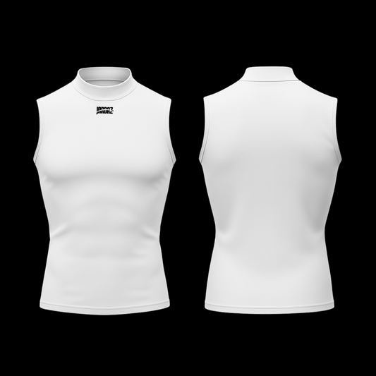 Turtleneck Sleeveless - White